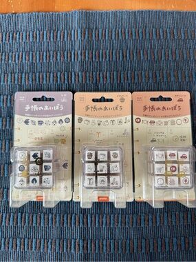 Beverly Japanese Mini Planner Stamp Set — Assorted Icons